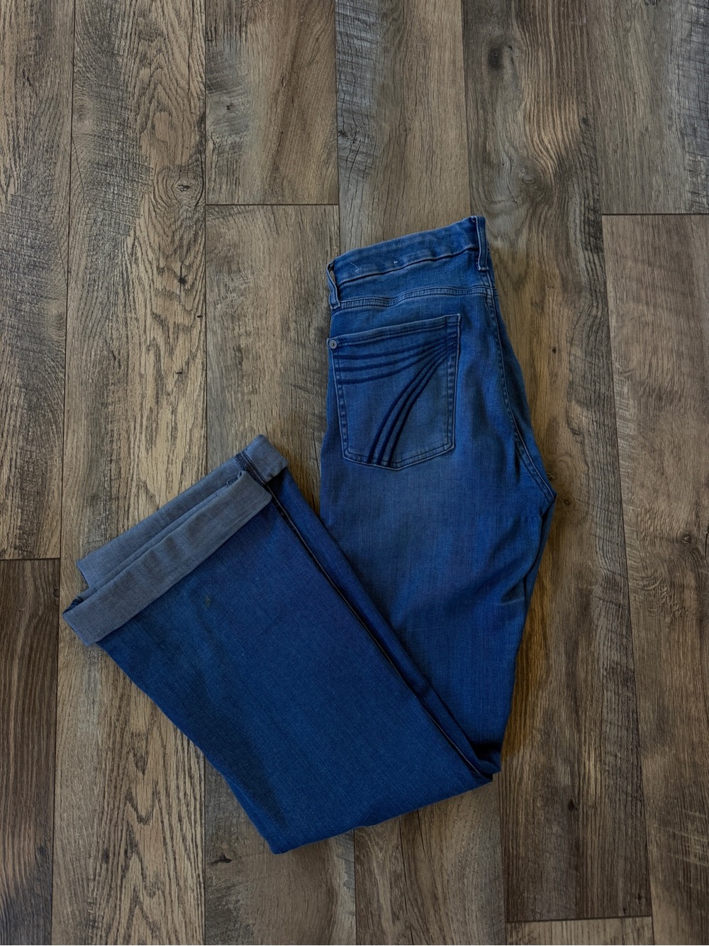 7 For All Mankind Women’s Boot Cut Jeans - Dark Blue